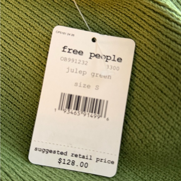 NWT Free People Easy Street tunic in green Small - Picture 4 of 6